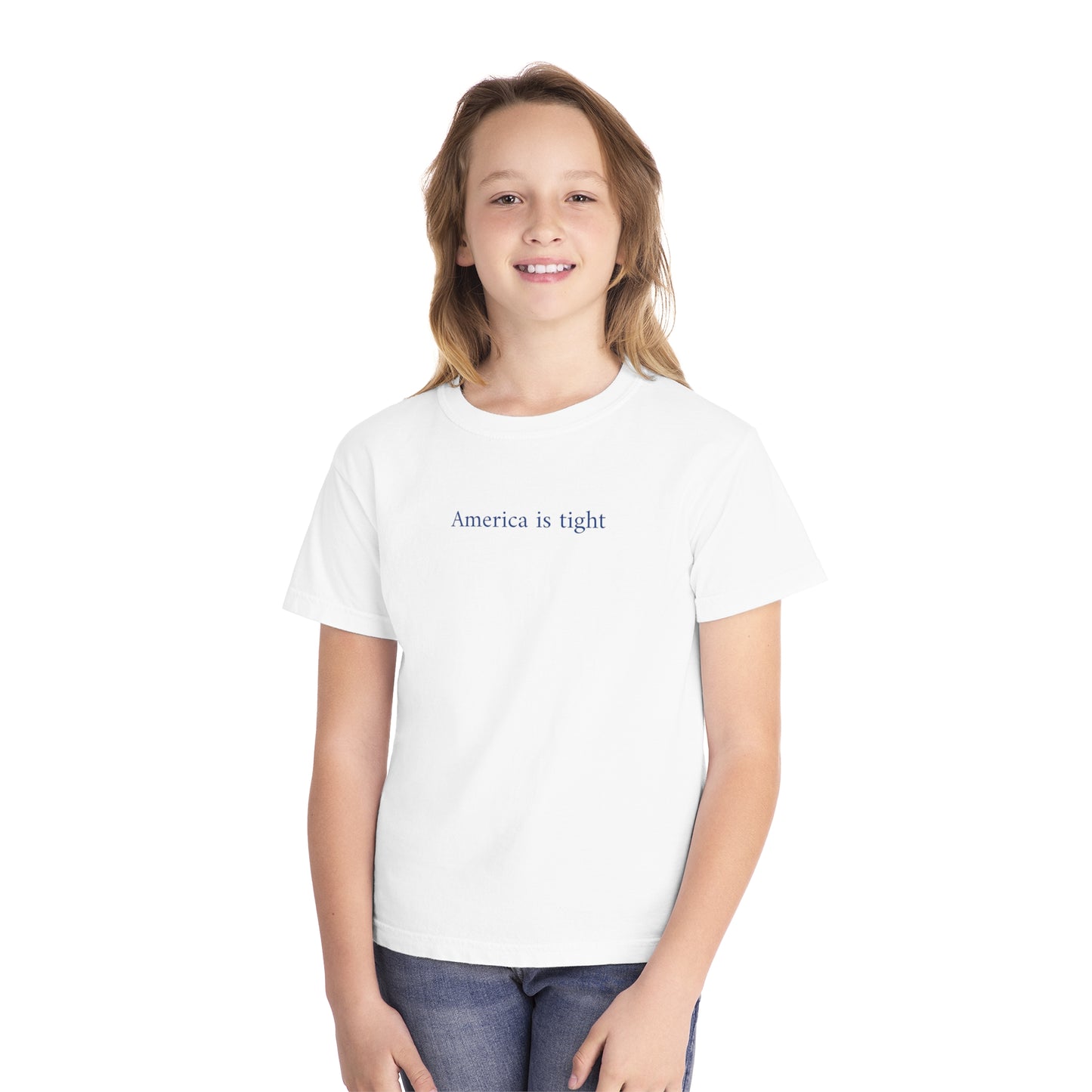 America is tight kids tee