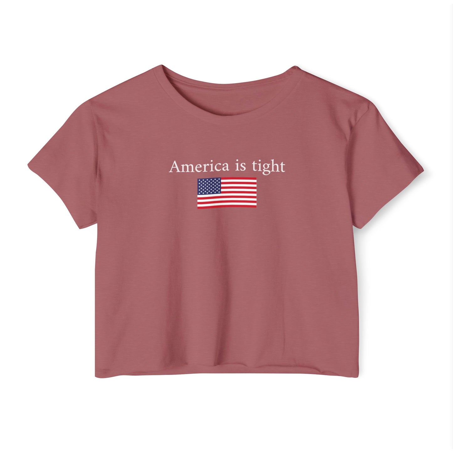 America is tight - crop top