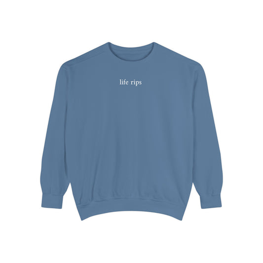 life rips - crew neck sweater