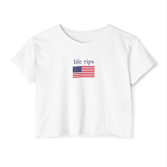 life rips - crop top