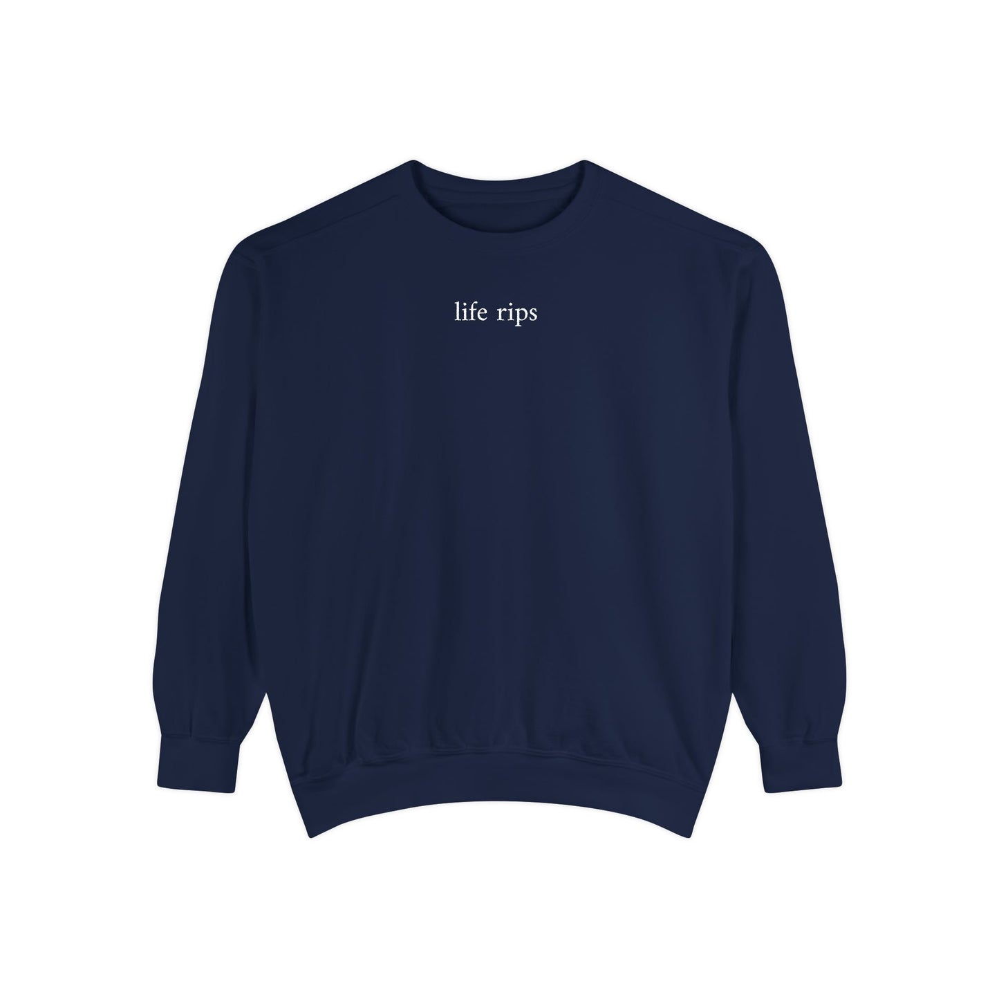 life rips - crew neck sweater