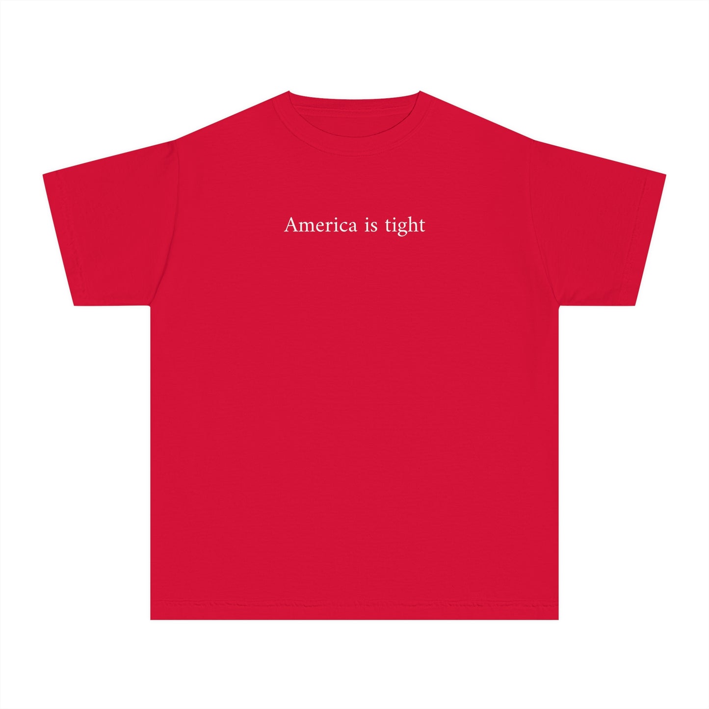 America is tight kids tee