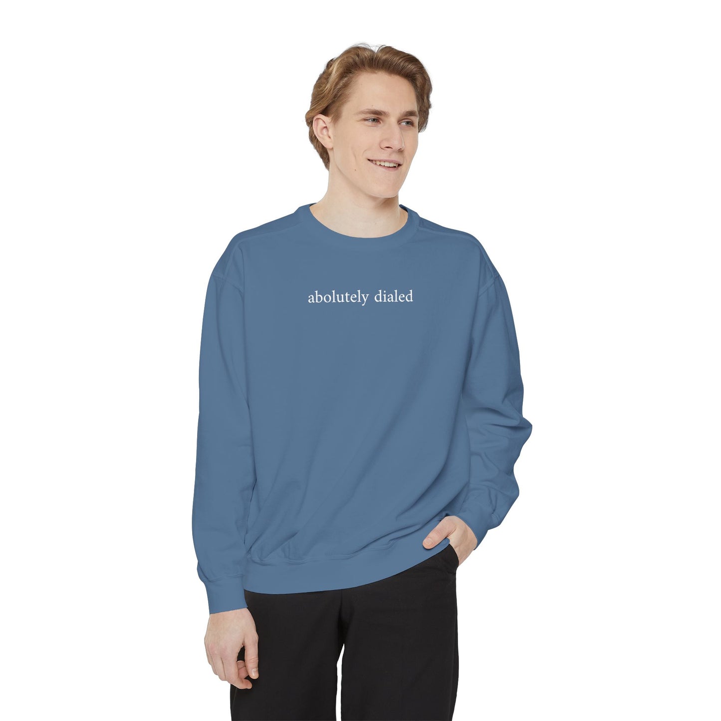 absolutely dialed - crew neck sweater