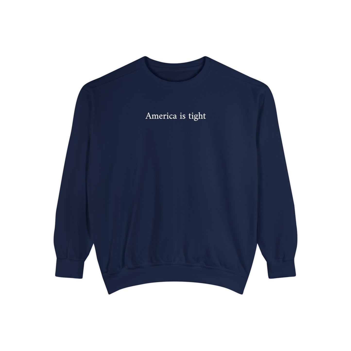 America is tight - crew neck sweater