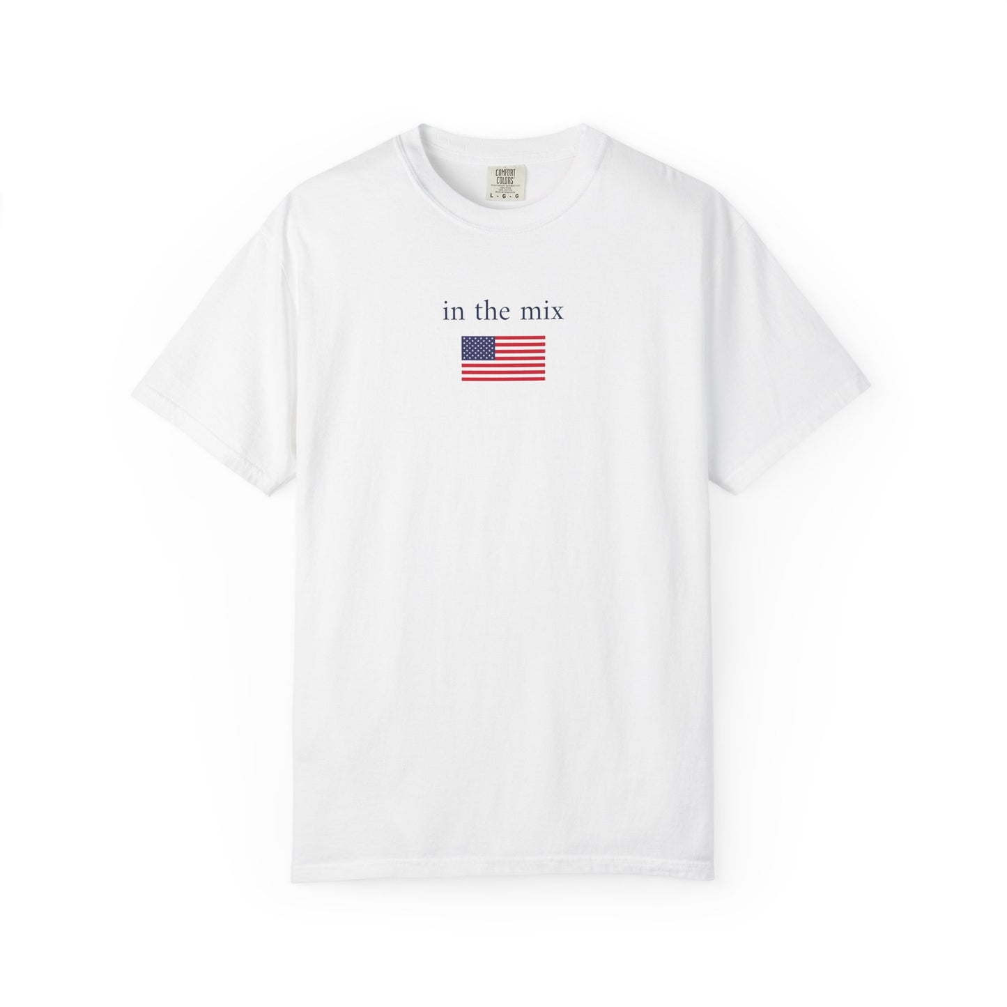 in the mix X flag tee
