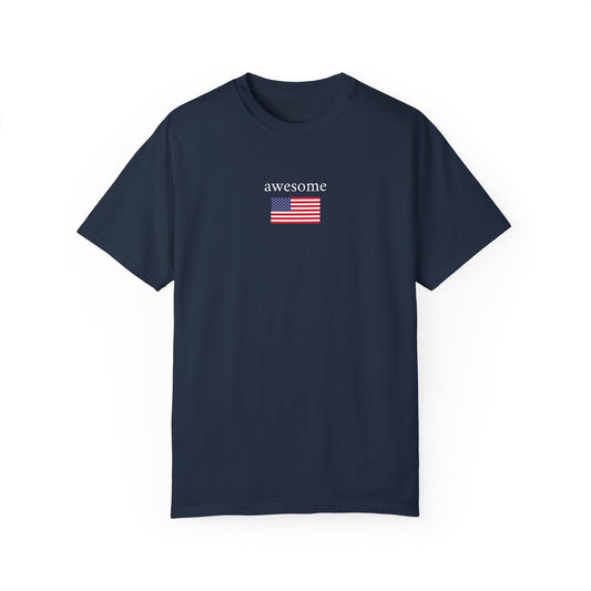 awesome X flag tee