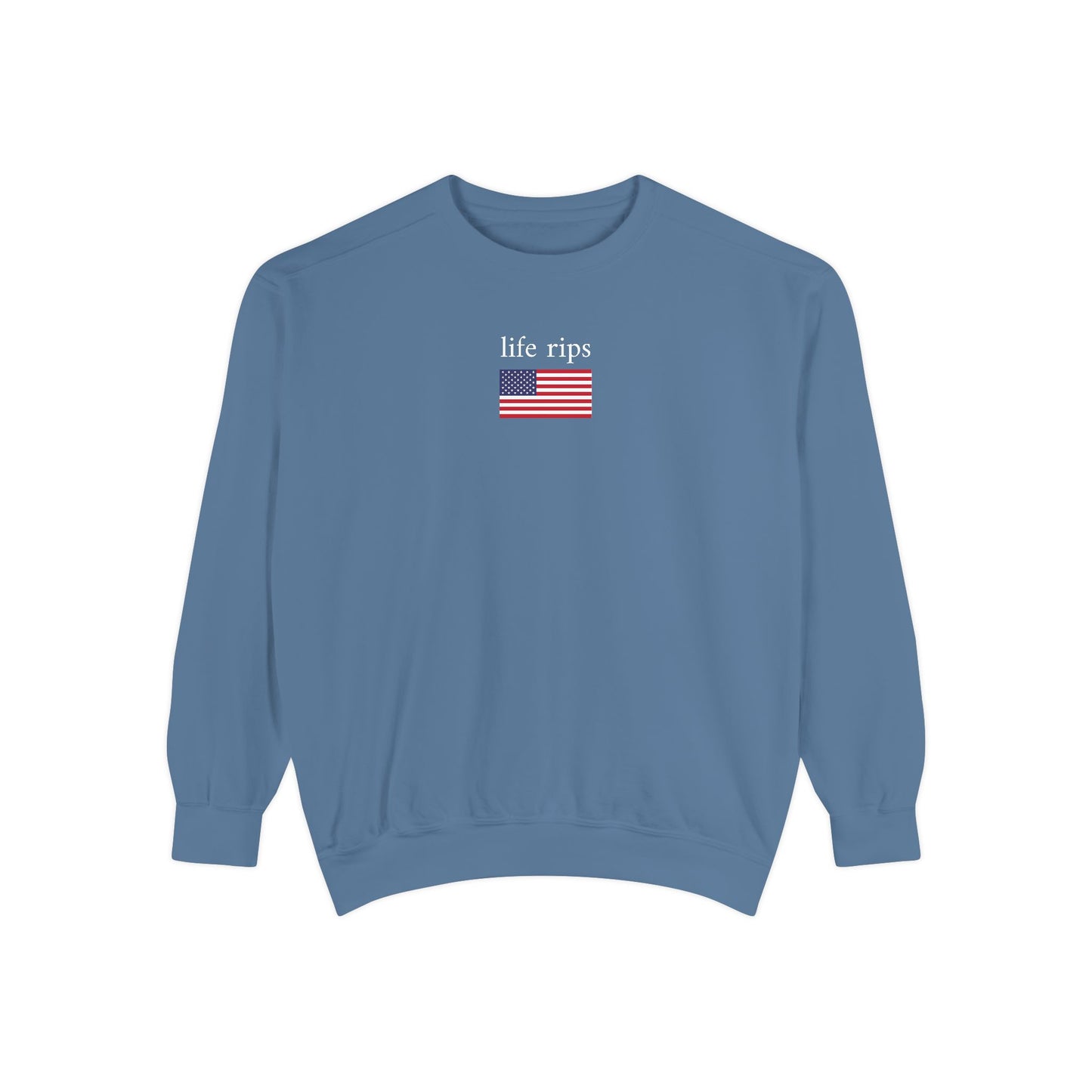 life rips x flag - crew neck sweater