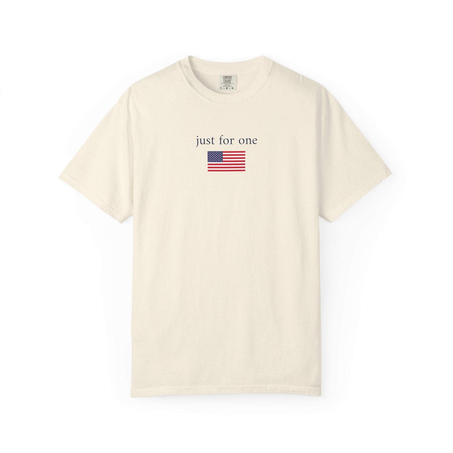 Just for one X flag tee