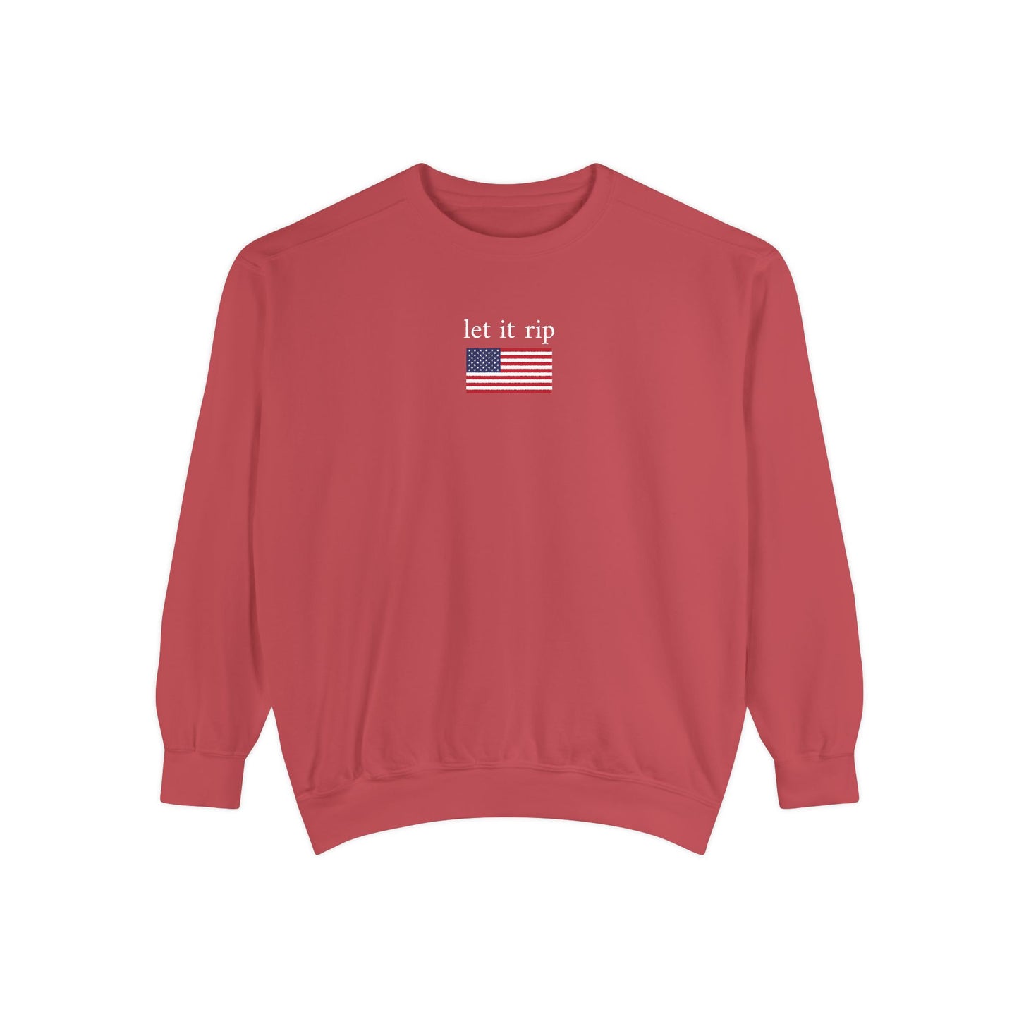 let it rip x flag - crew neck sweater