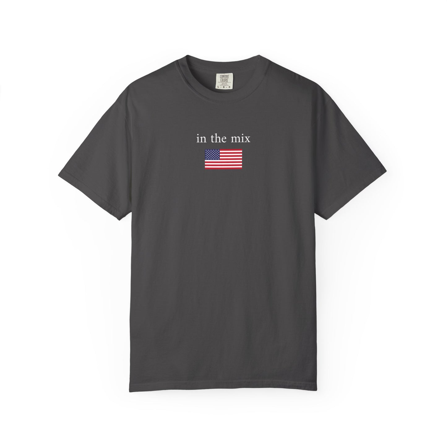 in the mix X flag tee