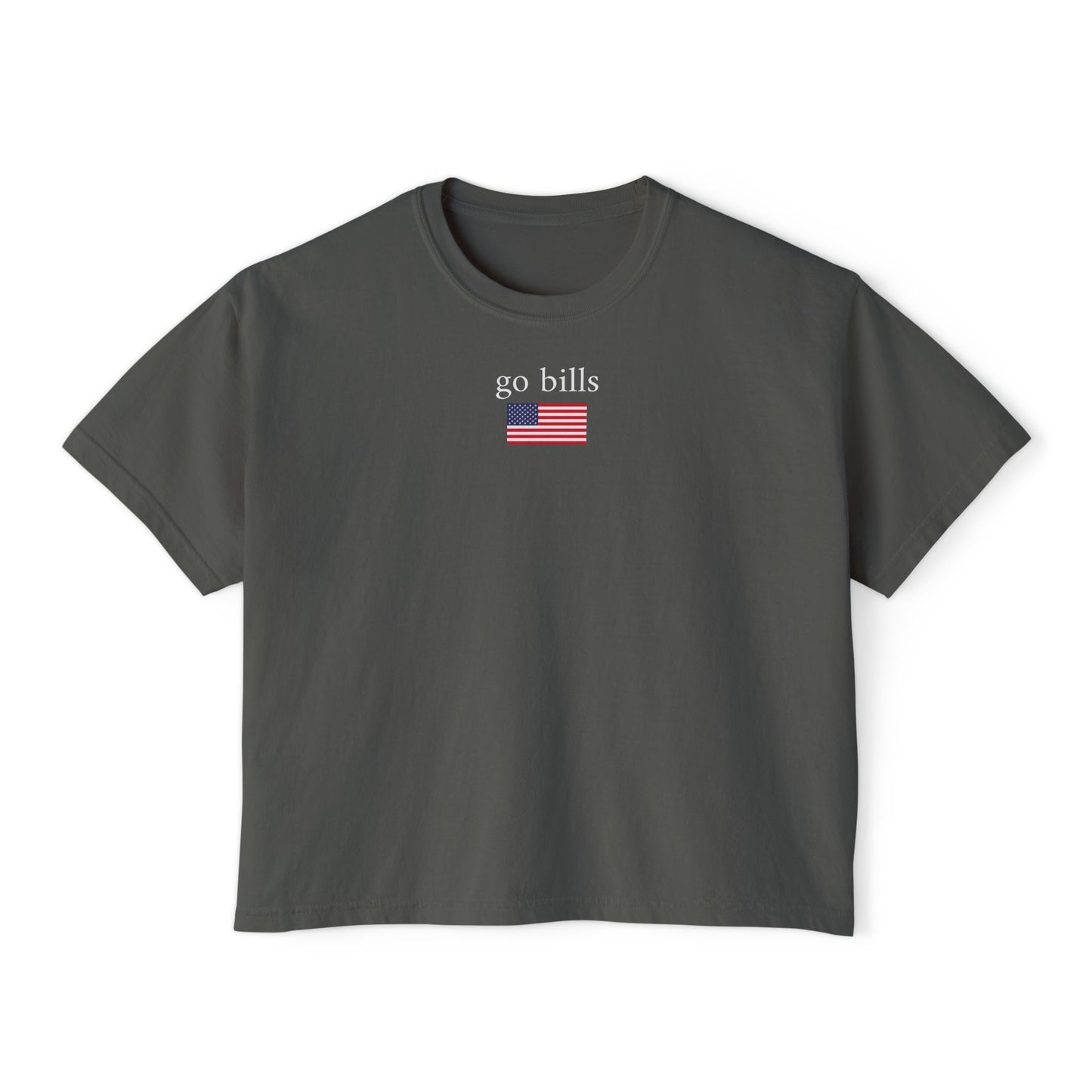 go bills -  women's boxy tee