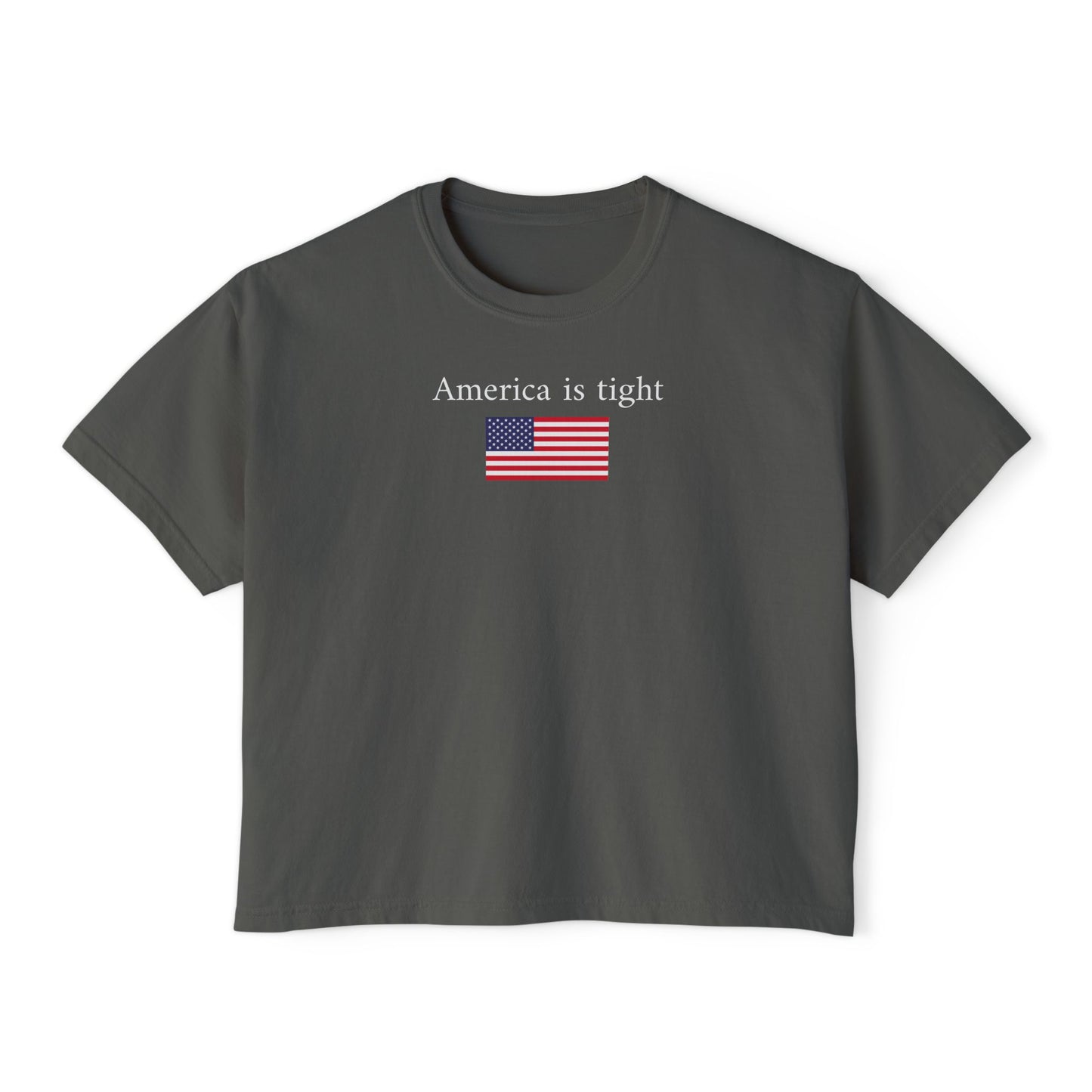 America is tight - Women's Boxy Tee