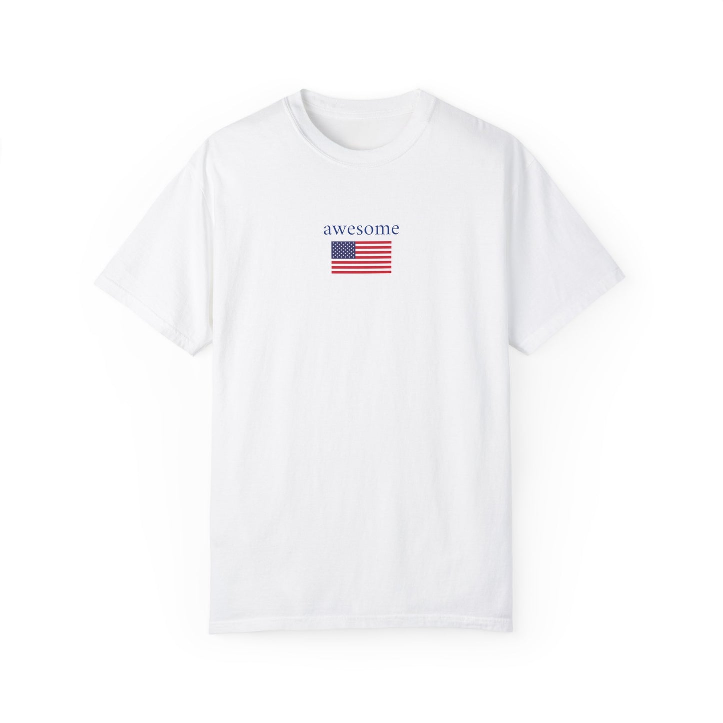 awesome X flag tee