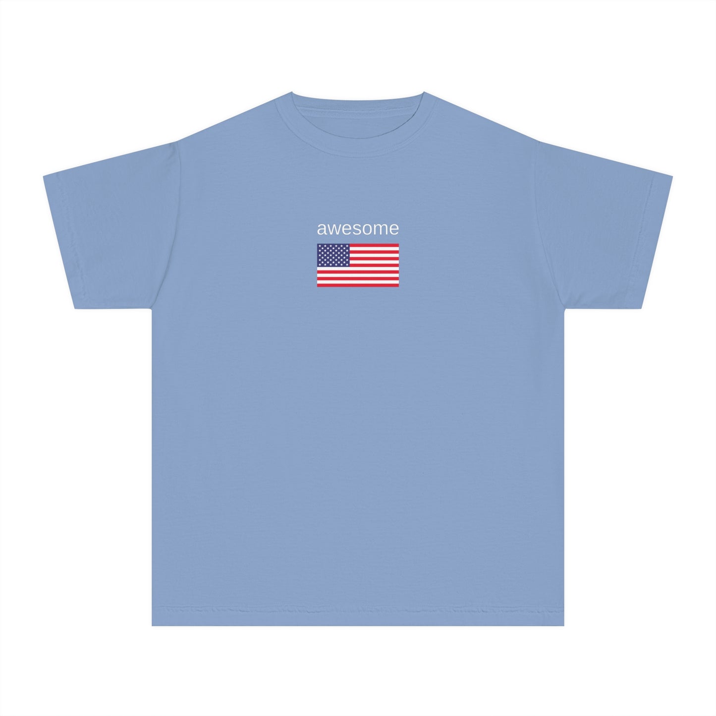 awesome x flag kids tee