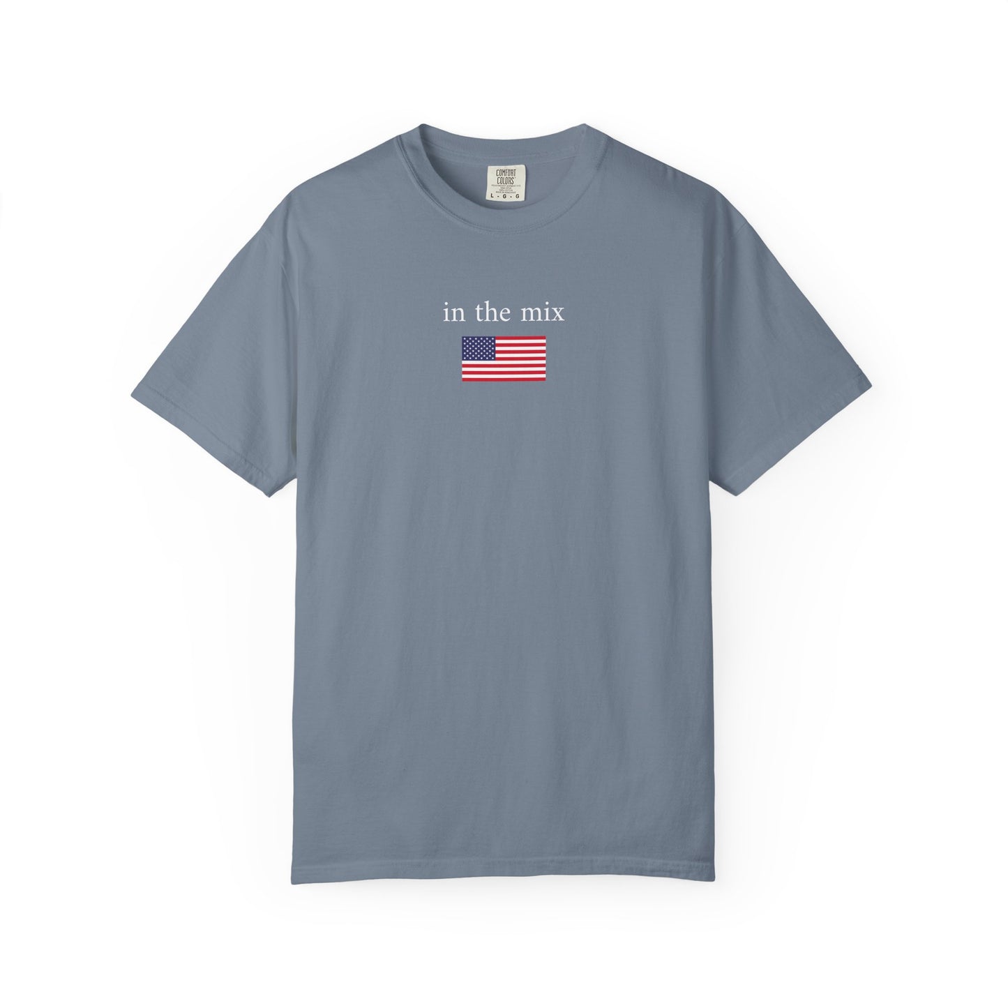 in the mix X flag tee