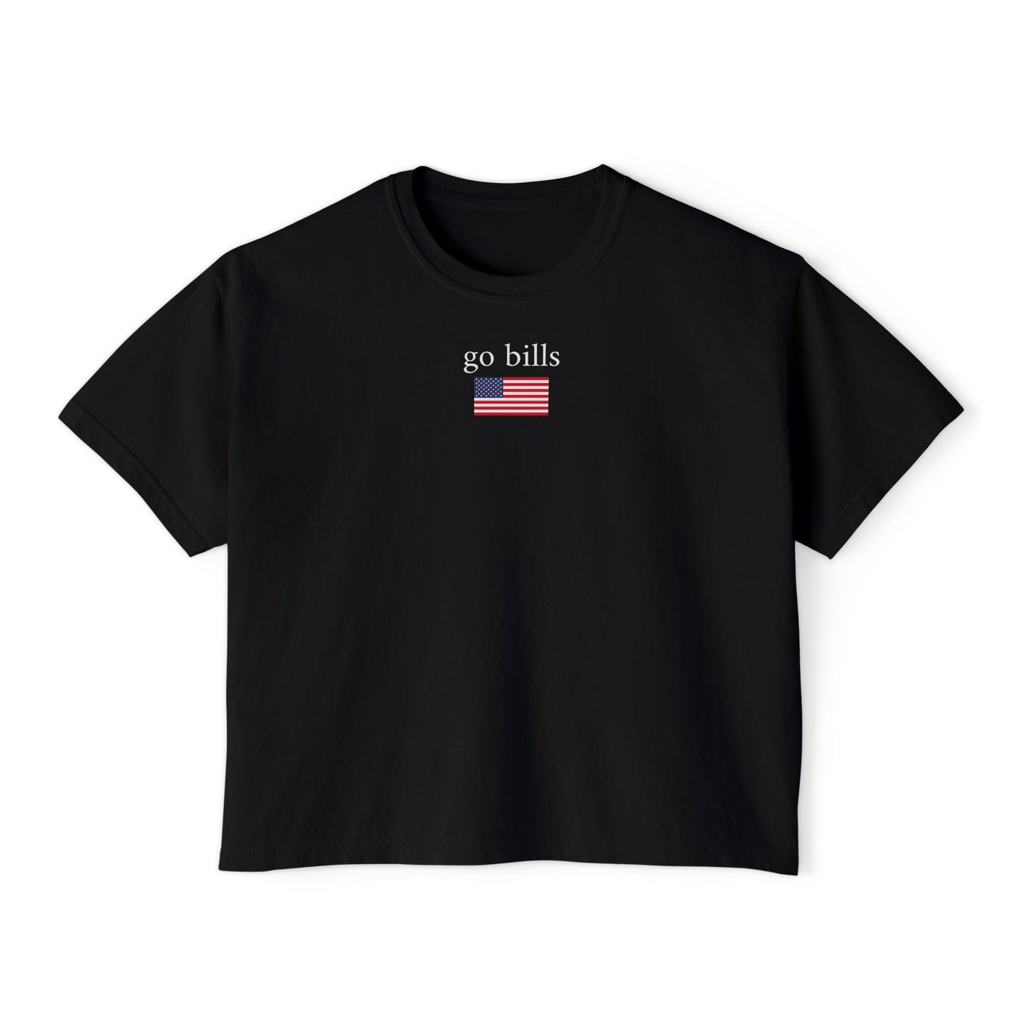 go bills -  women's boxy tee