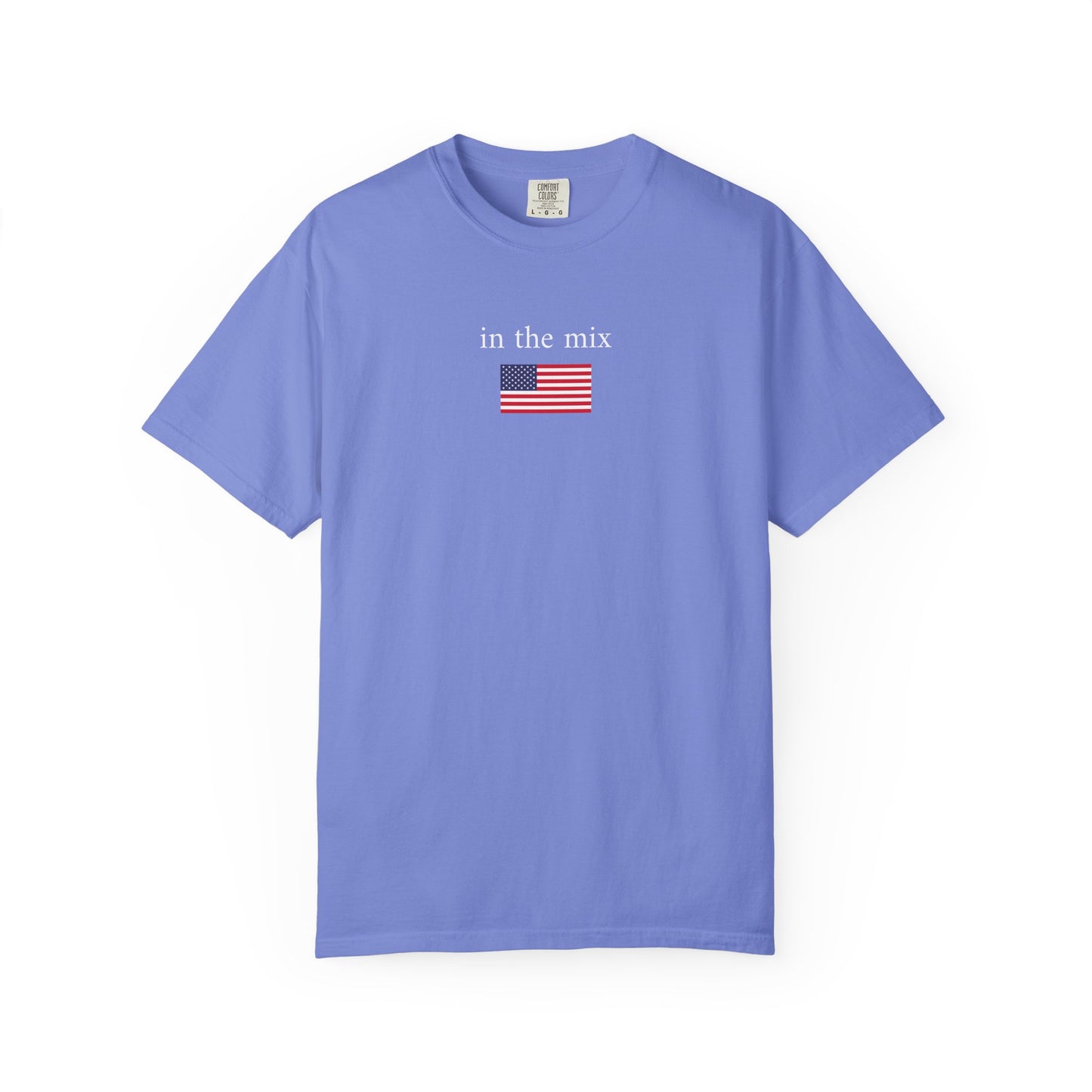 in the mix X flag tee
