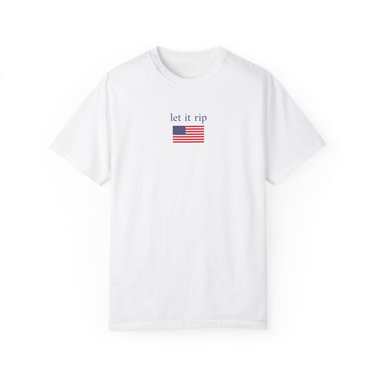 let it rip X flag tee