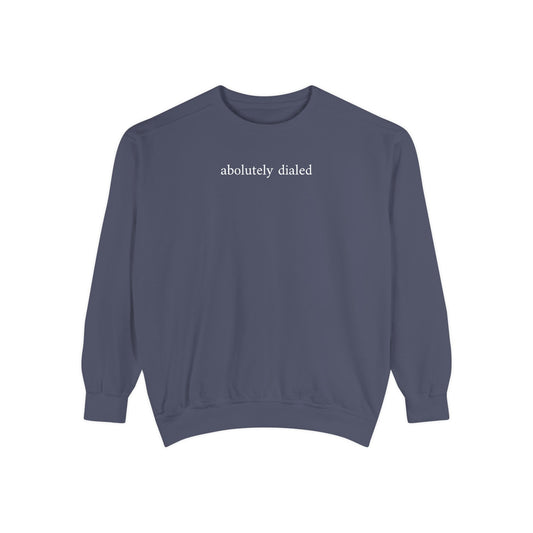 absolutely dialed - crew neck sweater