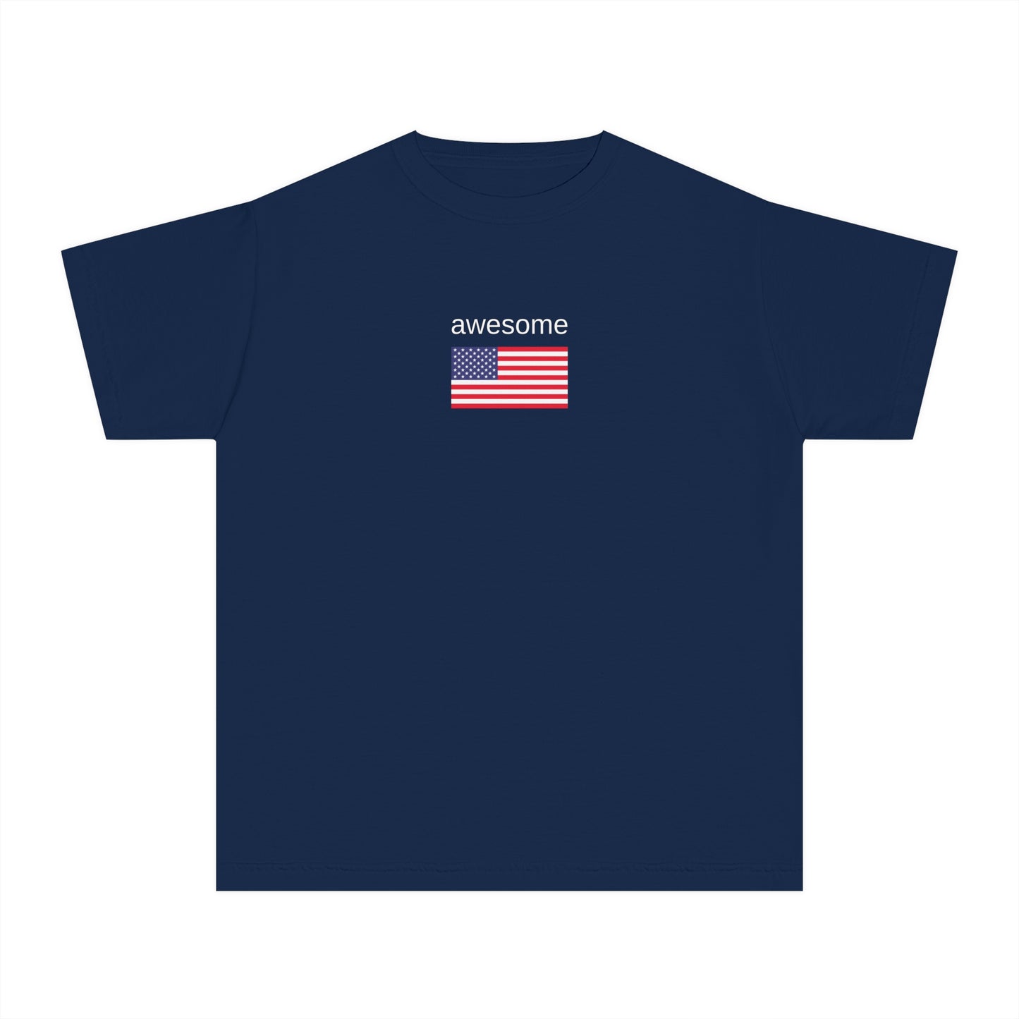 awesome x flag kids tee