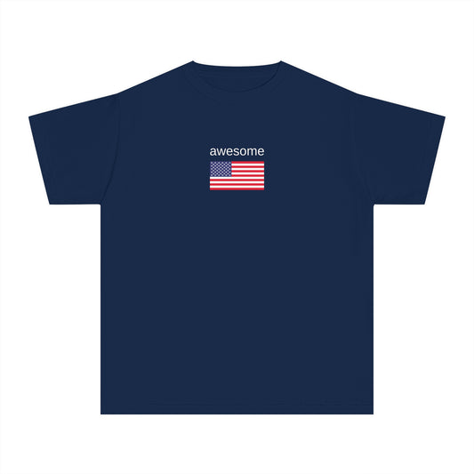 awesome x flag kids tee